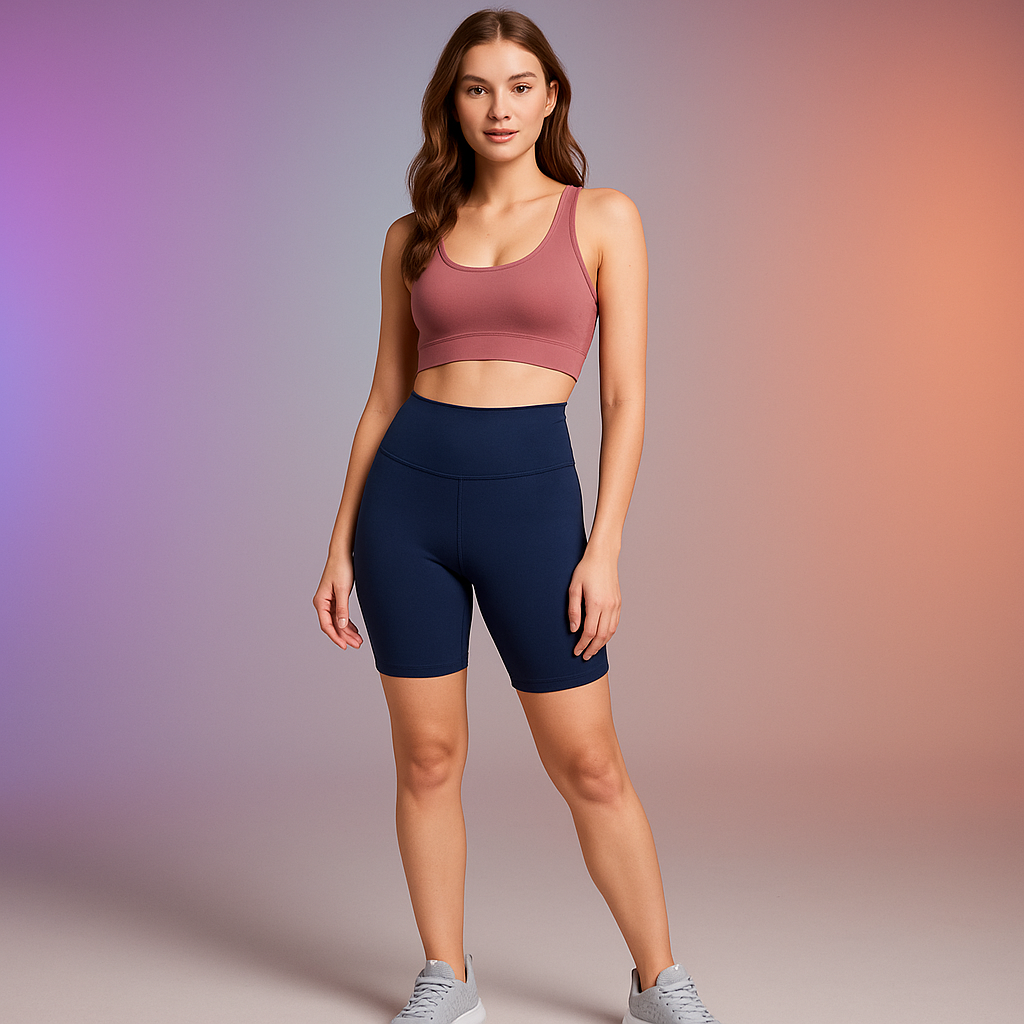 high-performance-short blue