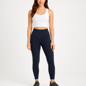 High Waist Blue Legging