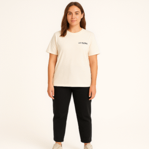 Golden Ivory Screen Print T Shirt