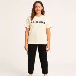 Golden Ivory Puff Print T Shirt